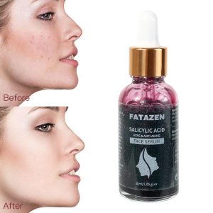 FATAZEN Natural organic salicylic acid hyaluronic acid salicylic serum skin care face serum shrink pores