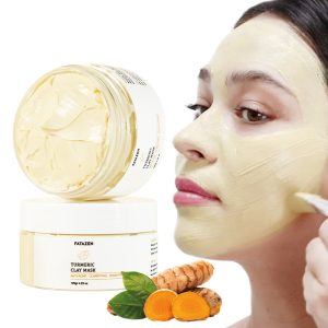FATAZEN Natural Vegan Turmeric Clay Mask Skin Care Facial Turmeric Clay Mask