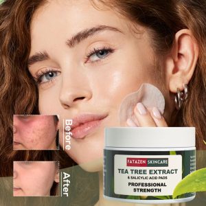 FATAZEN Beauty Products Exfoliating Peeling Pad Private Label Treatment Ingrown Facial Mask OEM Tea Tree Salicylic Acid Pads