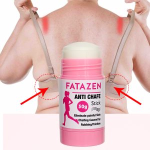 FATAZEN Natural Organic Anti-Chafe Balm Body Glide Thigh Rescue Friction Defense Chub Rub Stick