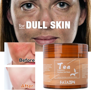 Natural Organic Deep Moisturizing Mask, Smoothing Anti-Acne Black Tea Clay Mask, Natural Plant Extract Mask