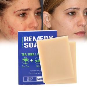 FATAZEN Natural Organic Body Wash for Healing Refreshing Cleansing Tea Tree Peppermint Nourishing Remedy Soap