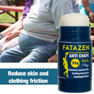 FATAZEN Natural Organic Chub Rub Stick For Thigh Rescue Balm Body Glide Friction Defense Anti-Chafe Stick