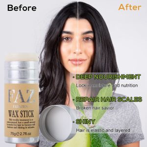 FATAZEN Waterproof Ultra Hold Invisible Hair Wig Glue Edge Control Hair Wax Stick Unisex Extra Strong Hold Hair Wax Stick