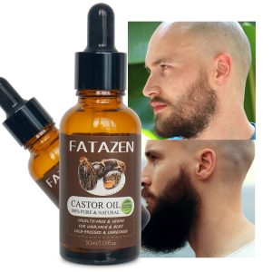 FATAZEN All-Purpose Castor Oil: Natural Organic Beard Care, Strengthening, and Hair Repair Treatment