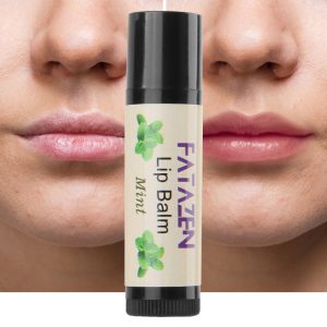 FATAZEN Organic Honey Lip Balm Mint Flavor Eco Friendly Chapstick Shea Butter Lip Balm For Men