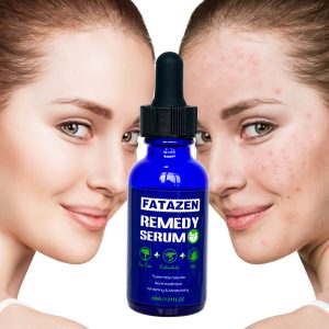 FATAZEN Natural Organic Remedy Serum Acne Treatment Facial Serum For Oily Skincare Green Tea Vitamin C Serum