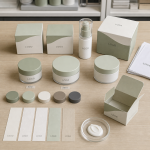 Custom jar airless pump carton label and cap options for centella comfort cream OEM buyers