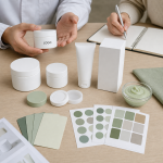 Custom jar tube carton and label options for centella soothing facial mask OEM buyers