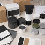 Custom jar tube carton and sample cup options for coconut charcoal body scrub OEM buyers