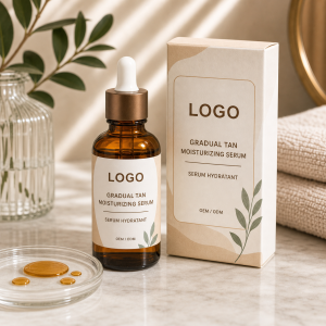 Gradual Tan Moisturizing Serum private label OEM ODM product image with neutral LOGO packaging