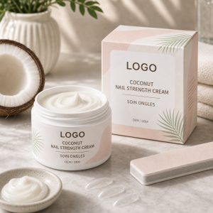 Coconut Nail Strengthening Cream private label OEM ODM product image with neutral LOGO packaging