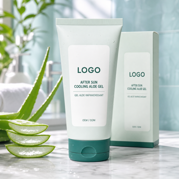 After Sun Cooling Aloe Gel private label OEM ODM product image with neutral LOGO packaging