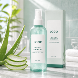 Aloe Vera Sun Care Mist private label OEM ODM product image with neutral LOGO packaging
