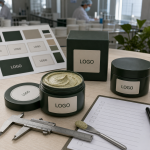 Factory QC sample review for private label avocado matte hair clay packaging and texture