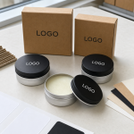 Private label cedar pine solid cologne tins and carton sample for OEM grooming buyers