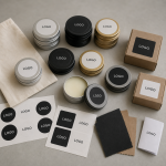 Custom tin lid label carton and material options for cedar pine solid cologne OEM projects