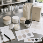 Custom jar refill pouch carton label and cap options for melting balm cleanser OEM buyers