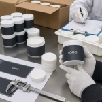 Factory QC label and pad material check for men's toner pads OEM project