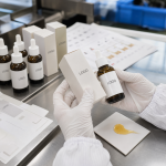 Factory QC sample review of propolis comfort ampoule serum label carton fit and serum texture