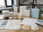 Custom jar tube carton and sample cup options for sea salt body scrub OEM buyers