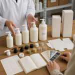 Custom pump bottle and carton options for private label shea body lotion buyers